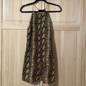 Small snakeskin dress